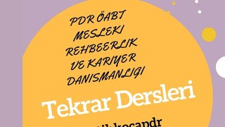 KPSS PDR ÖABT TEKRAR DERS 9 [upl. by Ailel]