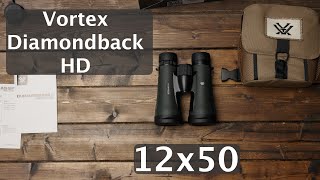 Vortex Diamondback HD 12x50 unboxing [upl. by Nonac]