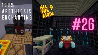 The BEST Apotheosis Enchanting setup  AllTheMods 9 [upl. by Yelrebma508]