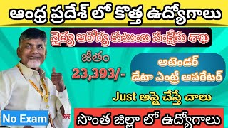 Ap New Government Jobs 2024  Ap District wise jobs Ap letest government jobs 2024 [upl. by Nylleoj]