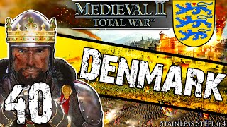 Stainless Steel 64 Medieval 2 Total War Denmark Campaign 40  A Holy Victory [upl. by Learsiy]