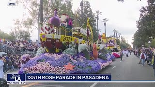 135th Rose Parade in Pasadena [upl. by Gatias]