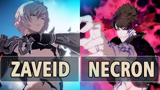 GBVSR🔥Zaveid Lucilius Vs Necron Avatar Belial🔥 High Level Gameplay [upl. by Lamok]