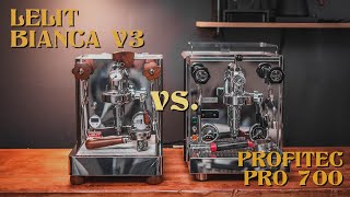 The Lelit Bianca V3 vs Profitec Pro 700  3000 Espresso Machine Showdown [upl. by Gardell]