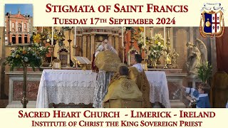 Tuesday 17th September 2024 Stigmata of Saint Francis [upl. by Yrogerg579]