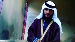 How to tie a Shemagh or headscarf like Arabian Sheikh  Tutorial Saudi Style [upl. by Aivek]