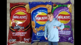 Weve hit the new walkers crisps collaboration flavoursdoritos monstermunch and wotsits [upl. by Ennahoj755]