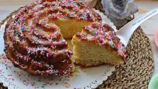 Torta alla ricotta con glassa allarancia [upl. by Hennessy]