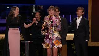 Taylor Swift Wins Album Of The Year  2021 GRAMMY Awards Show Acceptance Speech [upl. by Locklin]