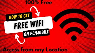 How to Connect to Free WiFi on PC and Mobile  How to Get Free WiFi  Free WiFi Hotspots2024Hindi [upl. by Goldstein243]