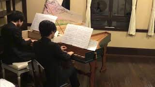 William Byrd  Fantasia a 6 Ⅲ Arr for two harpsichords [upl. by Coh558]