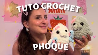 TUTO PHOQUE AU CROCHET AMIGURUMI FACILE  SEAL FRENCH CROCHET TUTORIAL AMIGURUMI EASY ✨🦭 [upl. by Andria]