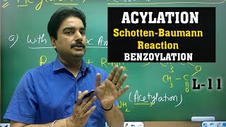 AmineL11AcylationAcetylationSchotten Baumann ReactionBenzoylation [upl. by Barram]