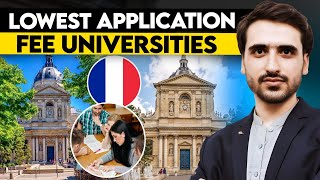 How to Apply to Study in France University Without Application Fee Lowest Fee Admission Process [upl. by Sirron]