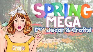 MUST SEE SPRING Decor DIYs From DOLLAR TREE THRIFTs And More [upl. by Mou]