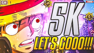 ROAD TO 5 K SUBSCRIBERS LETS GO  BGMI CONQUEROR PLAYER  BGMI LIVE bgmilive bgmi [upl. by Erina]