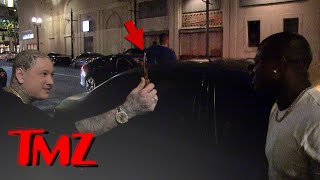 OT Genasis Loses It When His Car Gets Scratched at the Club  TMZ [upl. by Ricca642]