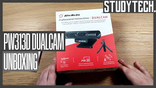 Unboxing AVerMedia PW313D Dualcam Reupload 2KDeutsch studytech [upl. by Fabrienne]