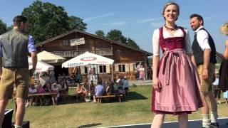 Angermaier Galopp in Tracht 2015  Galopprennbahn Riem 09082015 [upl. by Yrtneg]