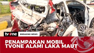 Kondisi Mobil tvOne yang Alami Kecelakaan di Tol Pemalang  Breaking News tvOne [upl. by Evelin]