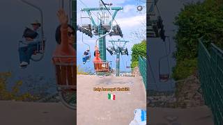 Anacapri Chairlift in Capri Island Italy travel shorts trending [upl. by Hutner]