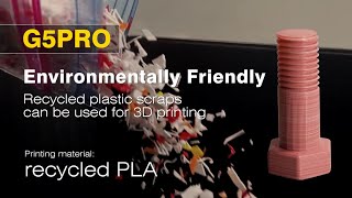 Pioneering Zero Waste  Recycled plastic scraps can be used for 3D printing [upl. by Relyat]