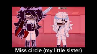 Miss melodymy fpe oc vs miss circlemy little sister fpe my au [upl. by Imuyam]