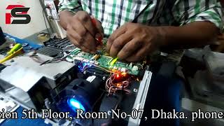 projector service center Dhaka kaKrail  projector repair Center projector projectorparts [upl. by Aenet]