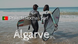 Praia da Rocha Surf Drone 4K compacto [upl. by Mildred]