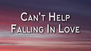 Cant Help Falling In Love  Haley Reinhart Lyrics [upl. by Yoc]