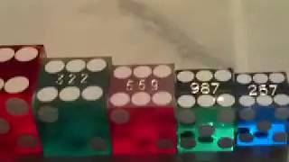 Casino Craps Dice Sizes  Las Vegas [upl. by Ecnarretal]