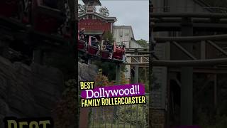 Best Dollywood Family Rollercoaster FIRECHASER Express [upl. by Ayanal]