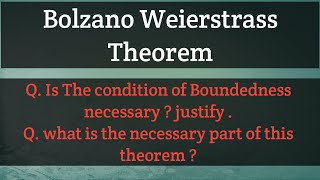 53 Important Questions of Bolzano Weierstrass theorem of limit point  Real Analysis [upl. by Liarret]