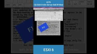 Install ESXI 8 on Dell R730xd [upl. by Tomas440]