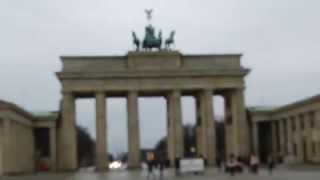 Berlin  Brandenburger Tor and Pariser Platz Panorama 2014 12 24 [upl. by Kimitri779]