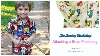 How to attach Snap Fasteners  SnapSource Tool  Sewing Tutorial  Frocks amp Frolics [upl. by Aneertak]