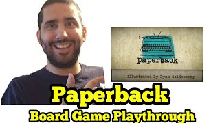 Paperback Board Game Playthrough solo mode [upl. by Breanne]