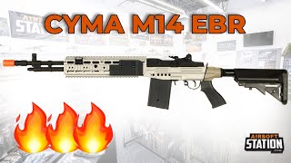 CYMA M14 EBR Airsoft Gun Overview [upl. by Eiramesor261]