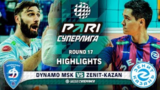 Dynamo MSK vs ZenitKazan  HIGHLIGHTS  Round 17  Pari SuperLeague 2024 [upl. by Lothar500]