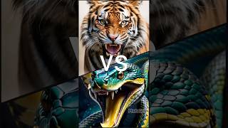 tiger vs snakeanimals shorts [upl. by Maidie]