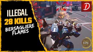 🔥 ILLEGAL Bersagliere Flames  28 Kills  Inferno  War Robots WR [upl. by Llenoj583]