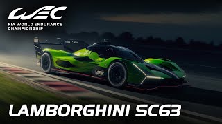 Lamborghini Reveal the Lamborghini SC63 for the 2024 FIA WEC [upl. by Tirrag]