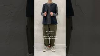 【 2024 AW collection Vlas Blomme 】Twill Gilet ＆ Box Line Pullover ＆ Chino Cloth Easy Sarouel Pants [upl. by Danice]