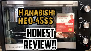 BAKIT GANITO HANABISHI ll HANABISHI ELECTRIC OVEN HEO45SS ll HONEST REVIEW 2020 PHILIPPINES [upl. by Marci]