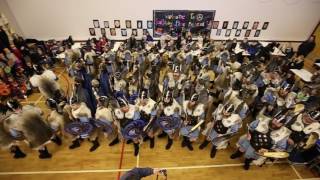 2017 Scalloway Jarl Squad singing at Tingwall Hall [upl. by Danielson312]