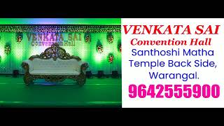 VENKATA SAI CONVENTION HALL WARANGAL [upl. by Ayikahs]