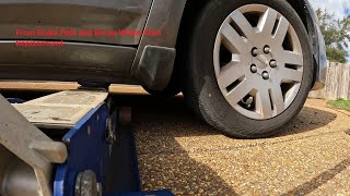 2013 Dodge Avenger Brake Pad Replacement with Bonus Wheel Stud Replacement [upl. by Gregorius176]