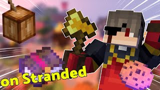 Crafting Replenish on Stranded  Hypixel Skyblock Stranded [upl. by Enaek43]