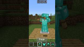 Armour Swapper In Minecraft  Minecraft Shorts [upl. by Hedva]