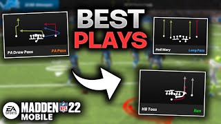 THE BEST PLAYS IN MADDEN MOBILE 22 [upl. by Corny157]